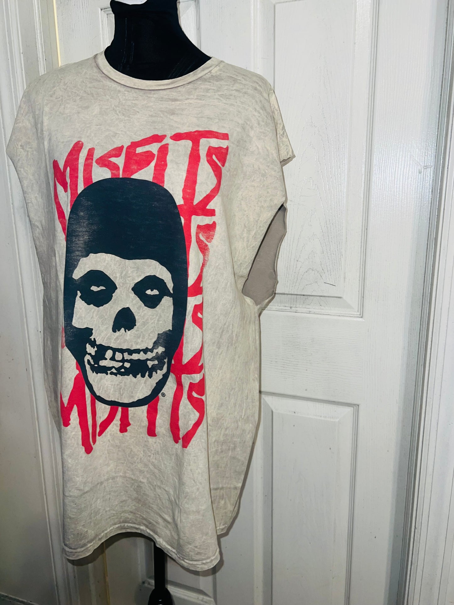 Misfits Oversized Distressed Muscle Tank