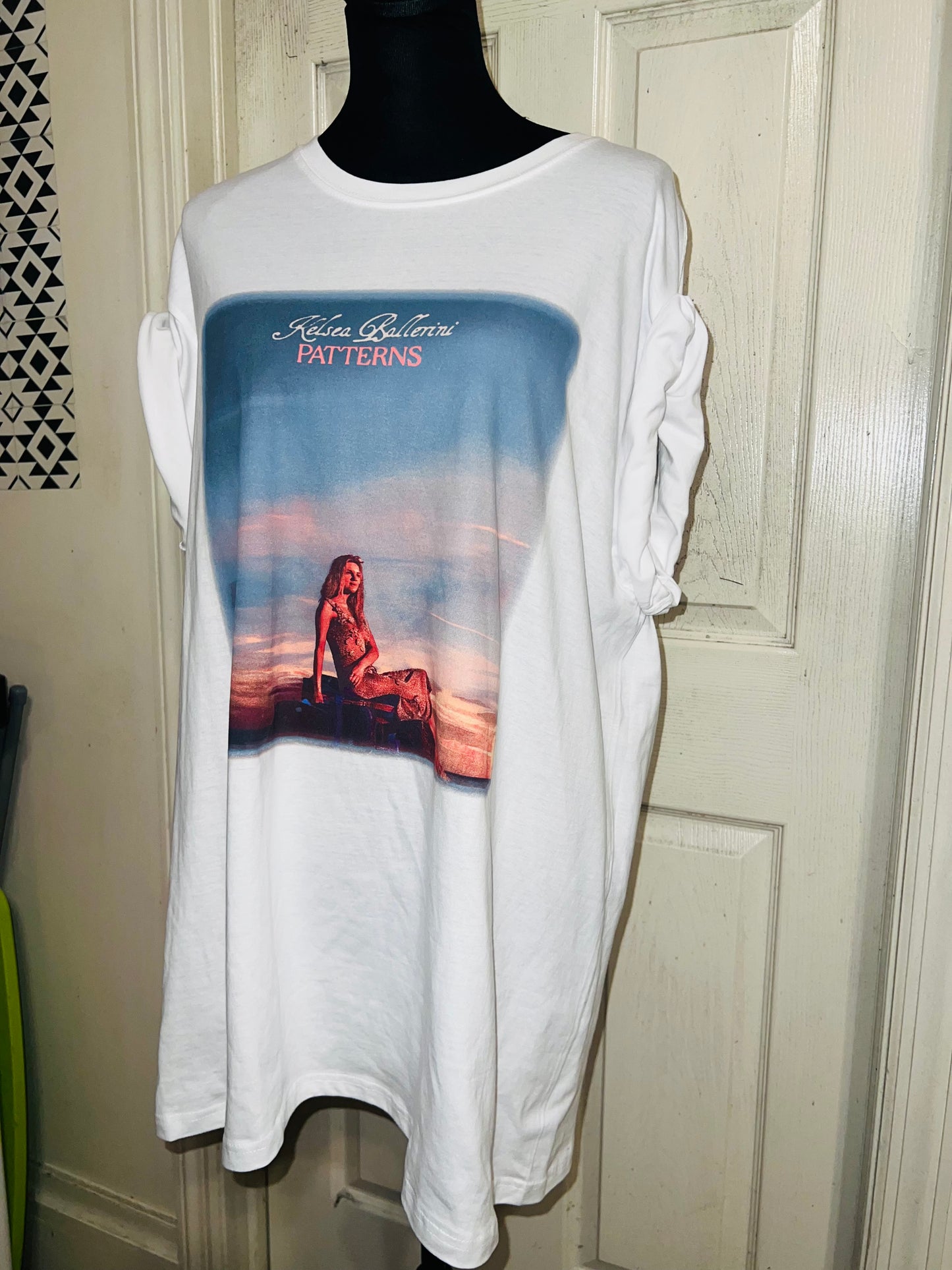 Kelsea Ballerini Oversized Double Sided Distressed Tour Tee