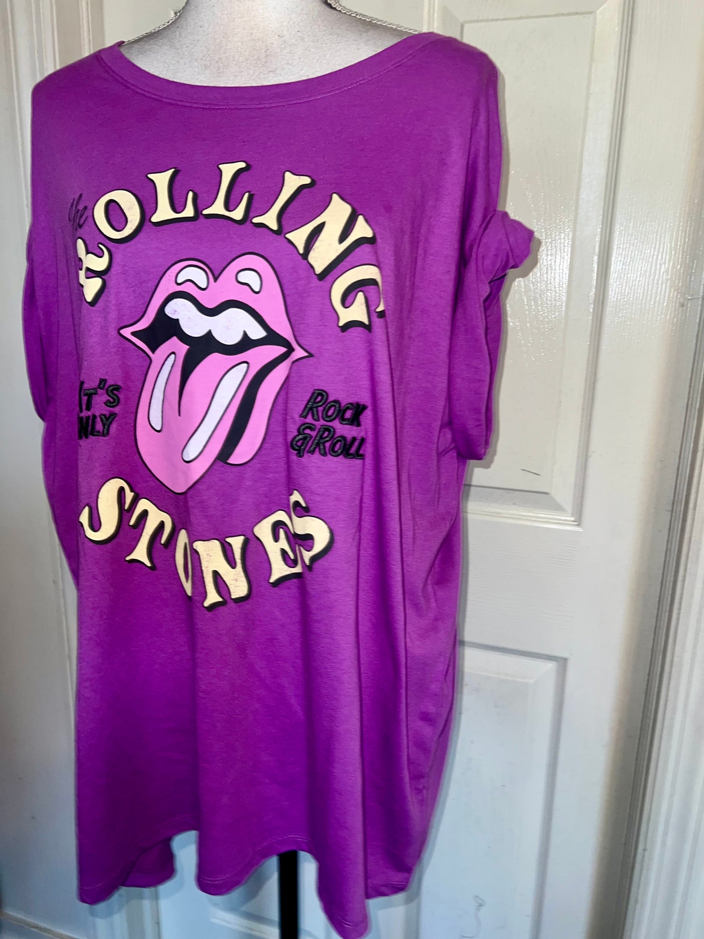 The Rolling Stones Oversized Distressed Tee