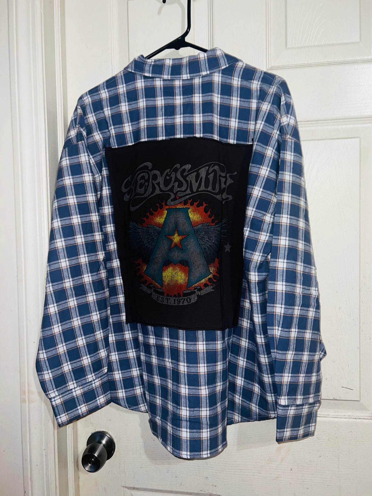 Aerosmith Oversized Flannel with a Backpatch
