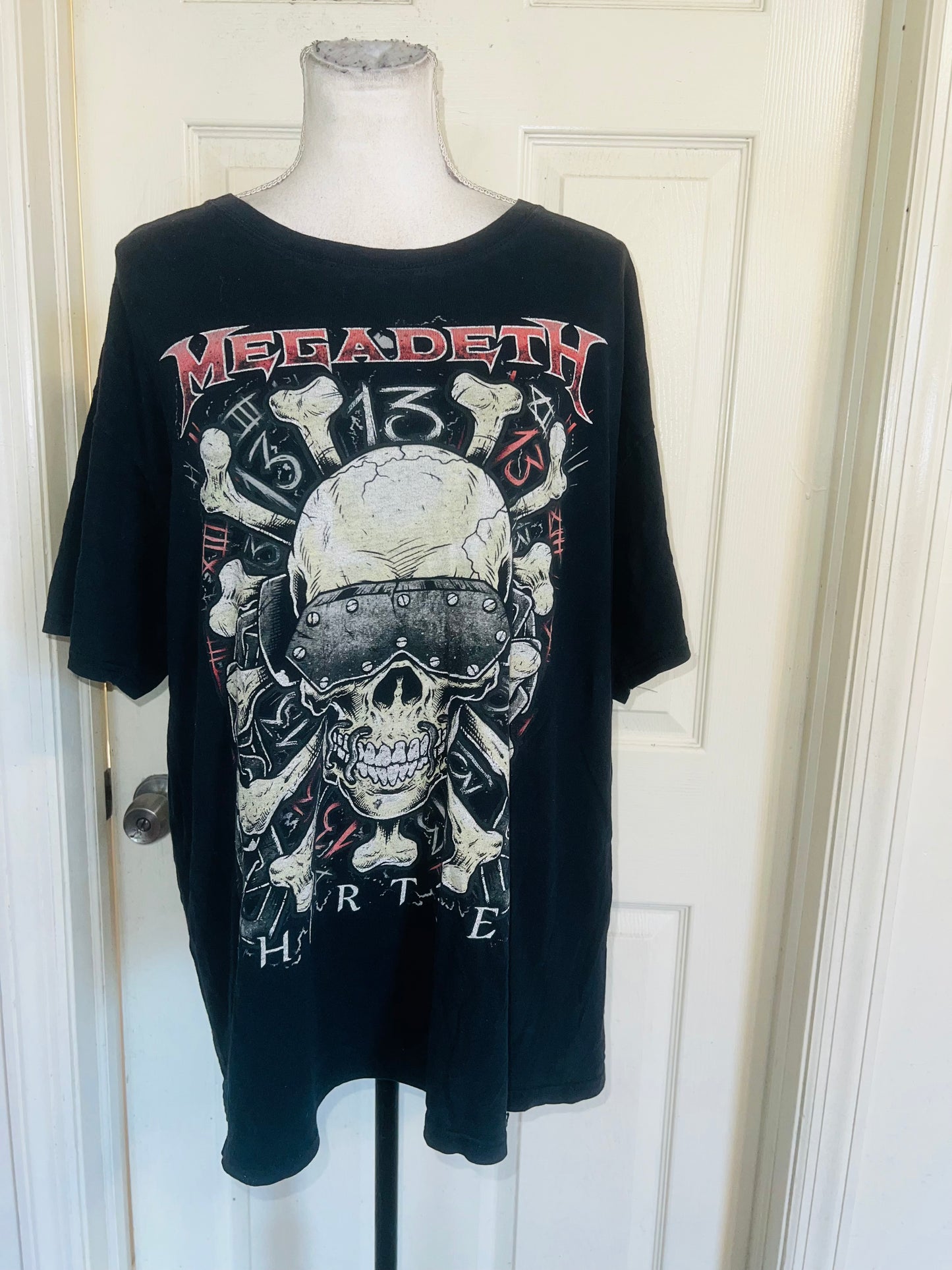 Megadeath American Vintage Oversized Distressed Tee