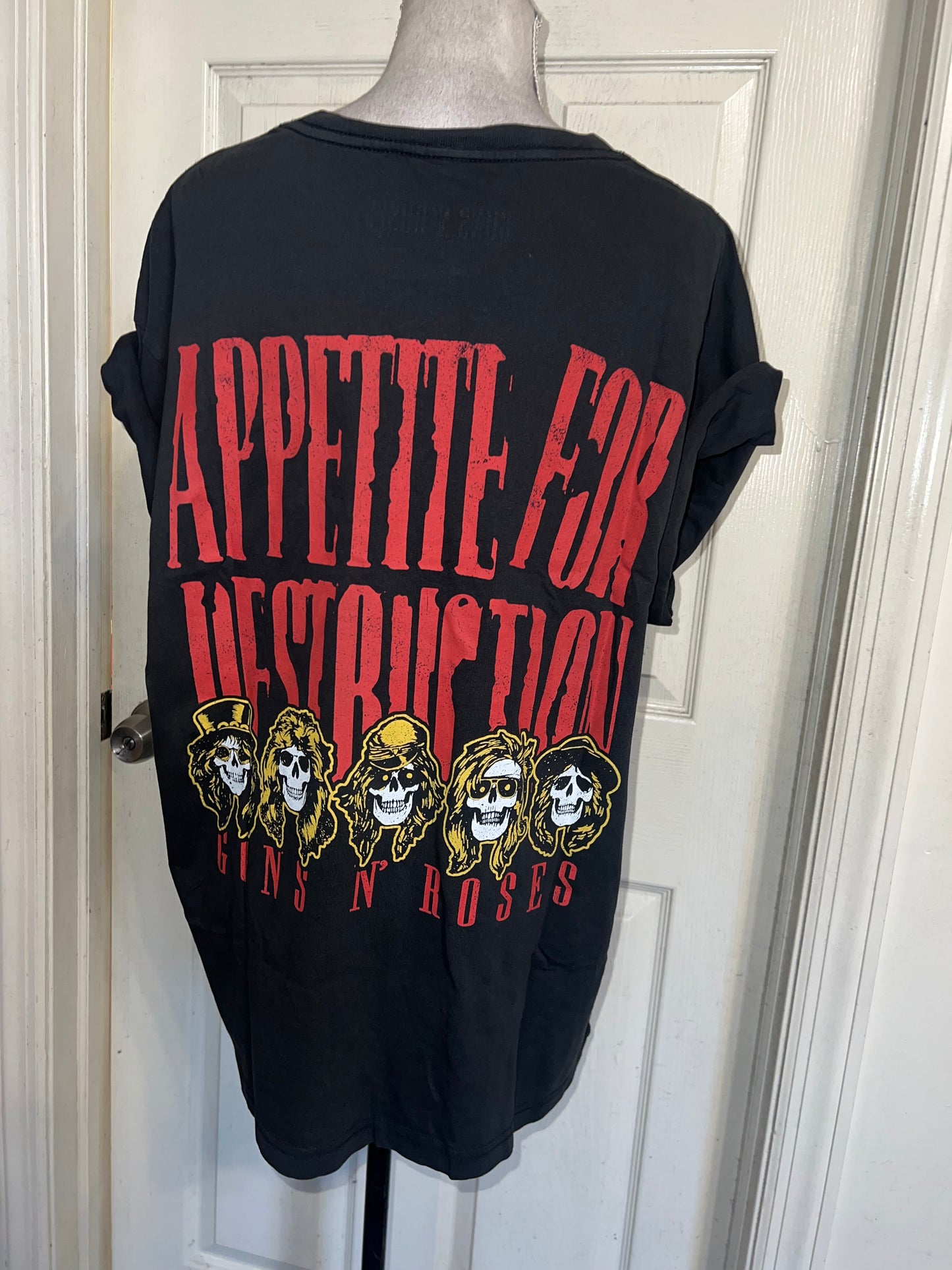 Guns n’ Roses Double Sided Oversized Distressed Tee