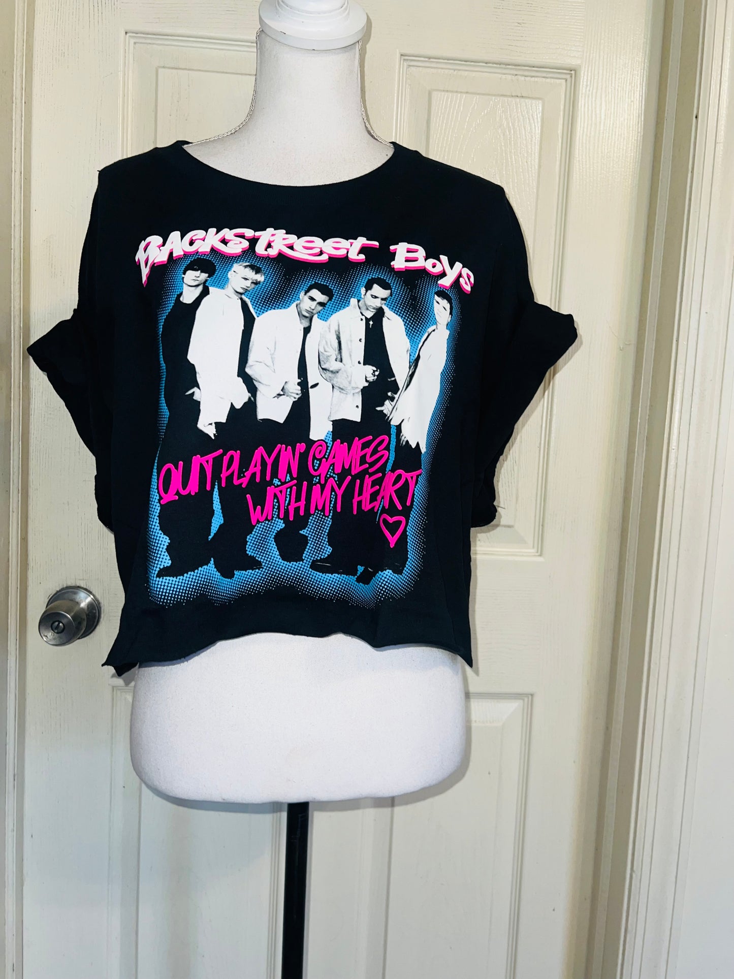 Backstreet Boys Oversized Distressed Tee