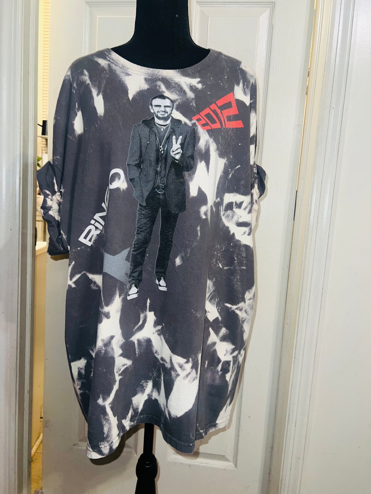 Bleached Ringo Starr Vintage Double Sided Tee