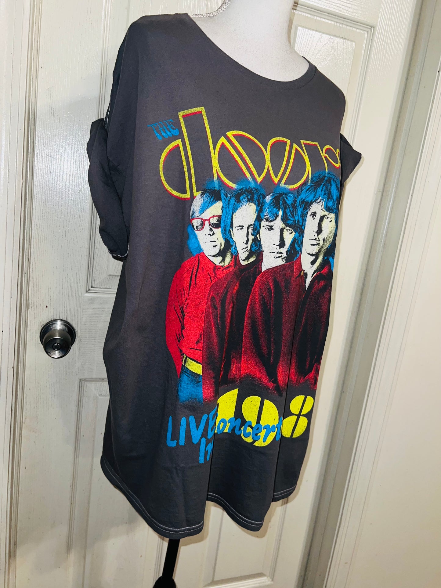 The Doors Double Sided Oversized Distressed Tee