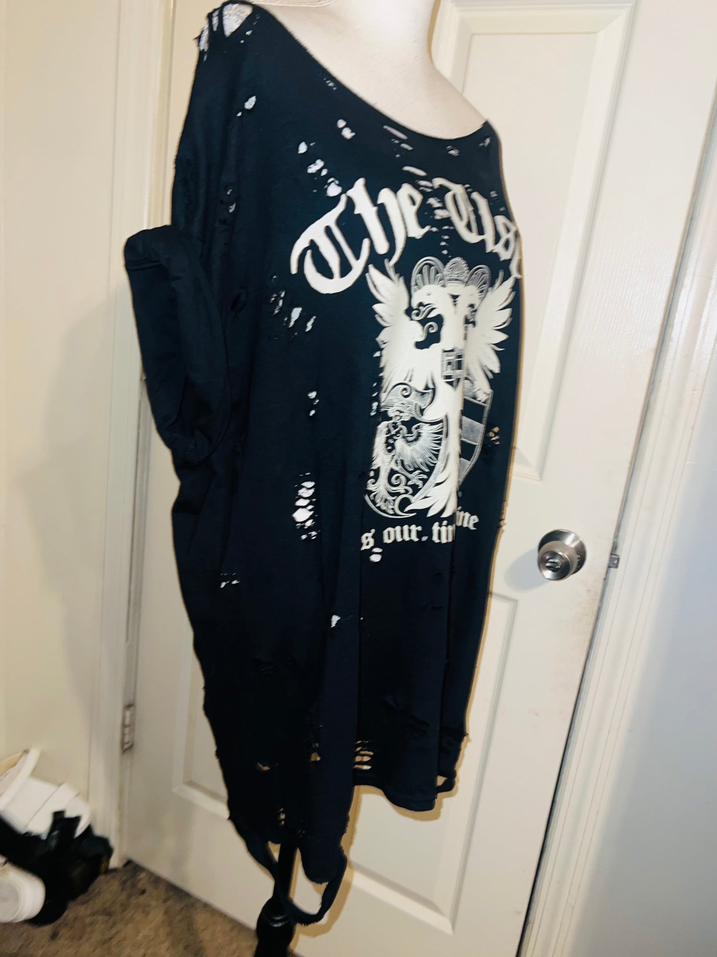 The Used Oversized Distressed Tee