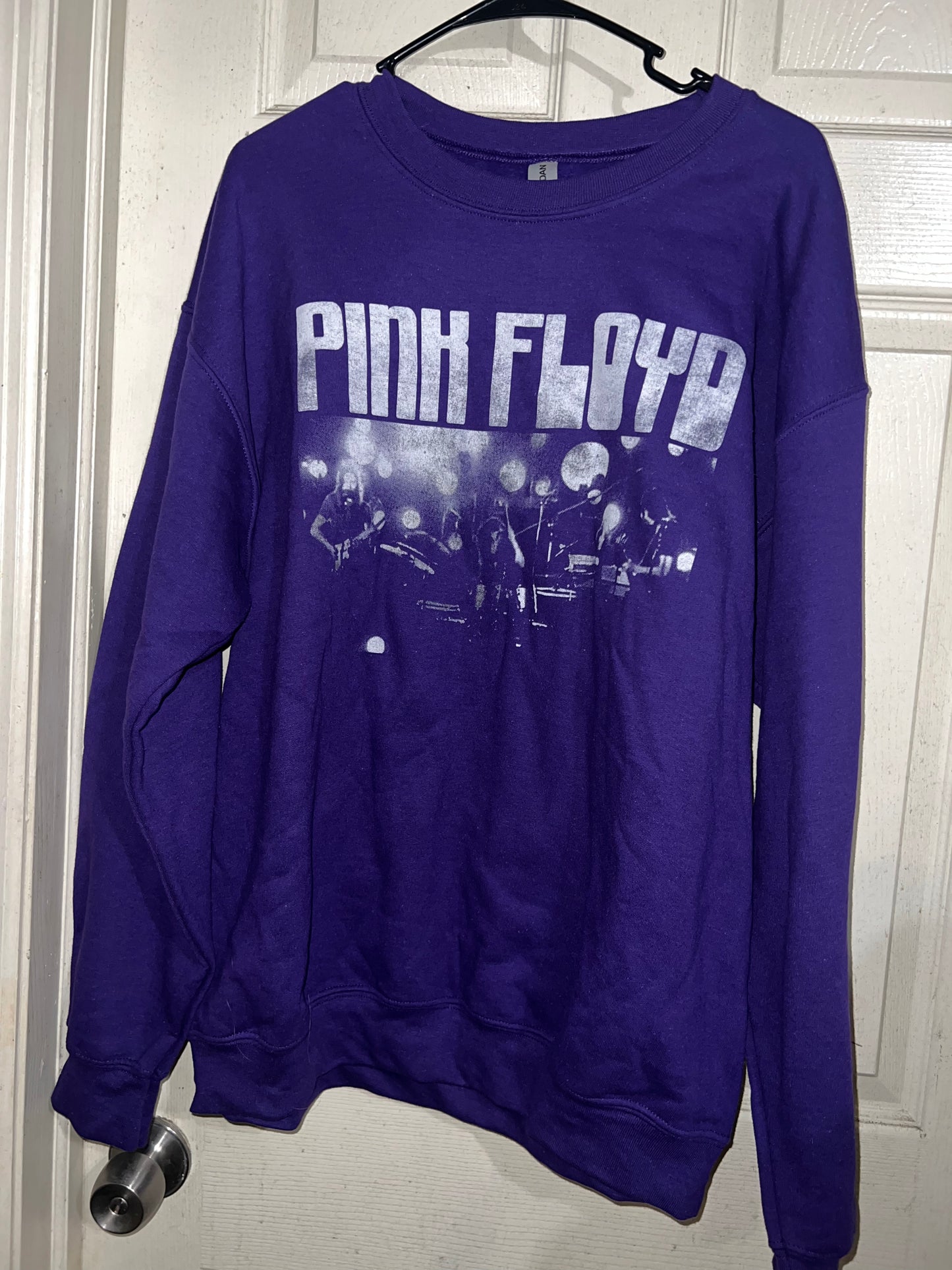Pink Floyd Oversized Distreseed Sweatshirt