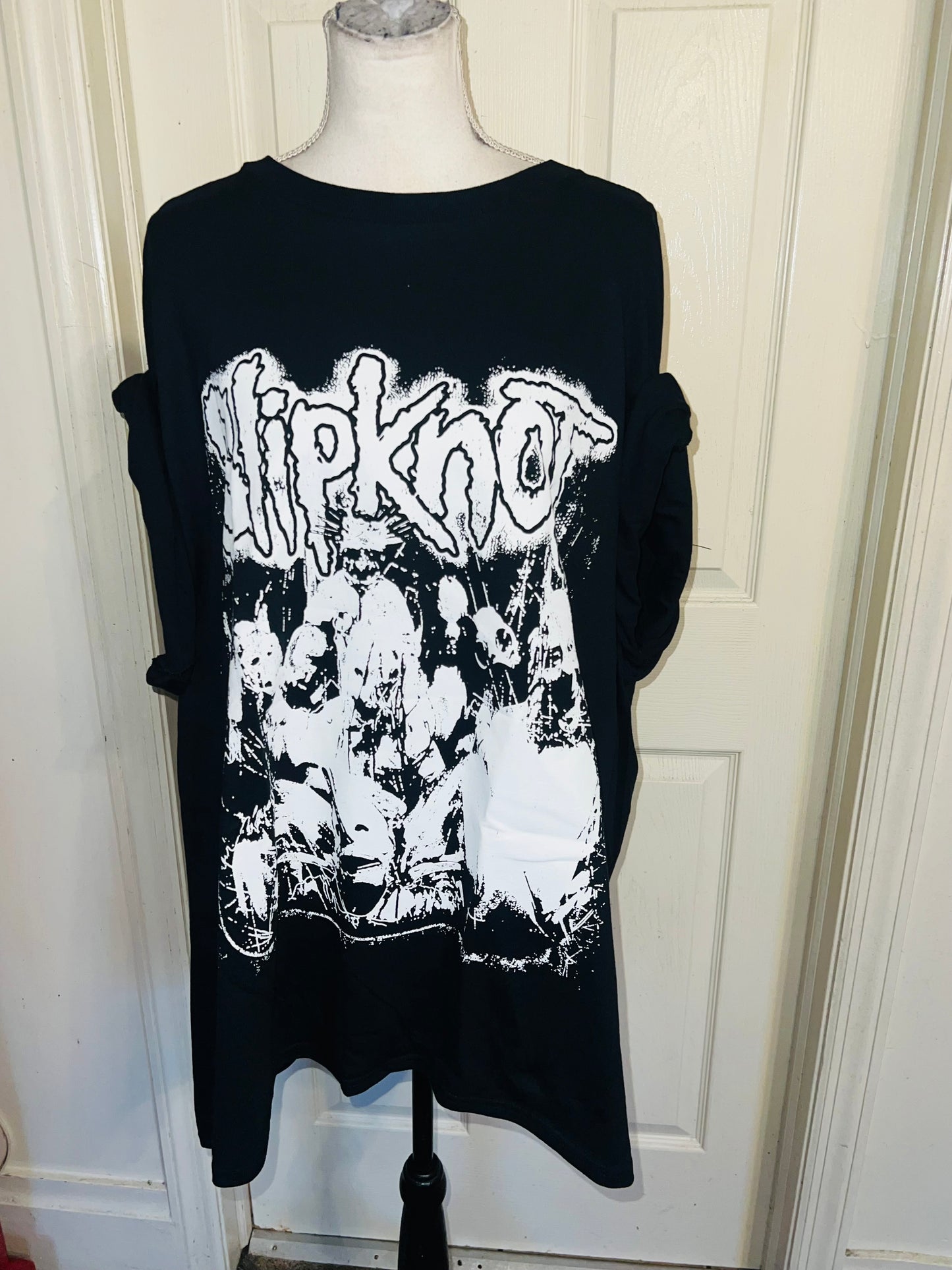 Slipknot Double Sided Oversized Distressed Tee