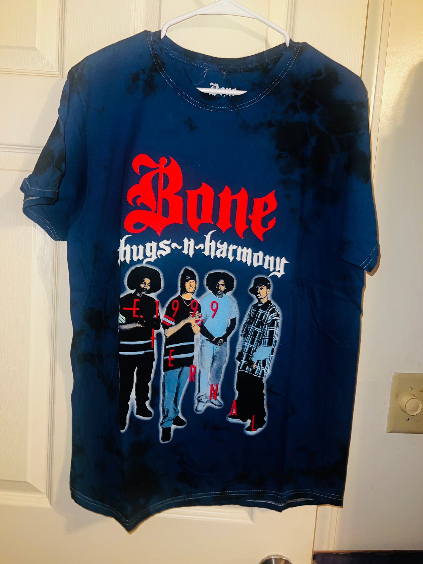 Bone Thugs n Harmony Tie Dyed Oversized Distressed Tee