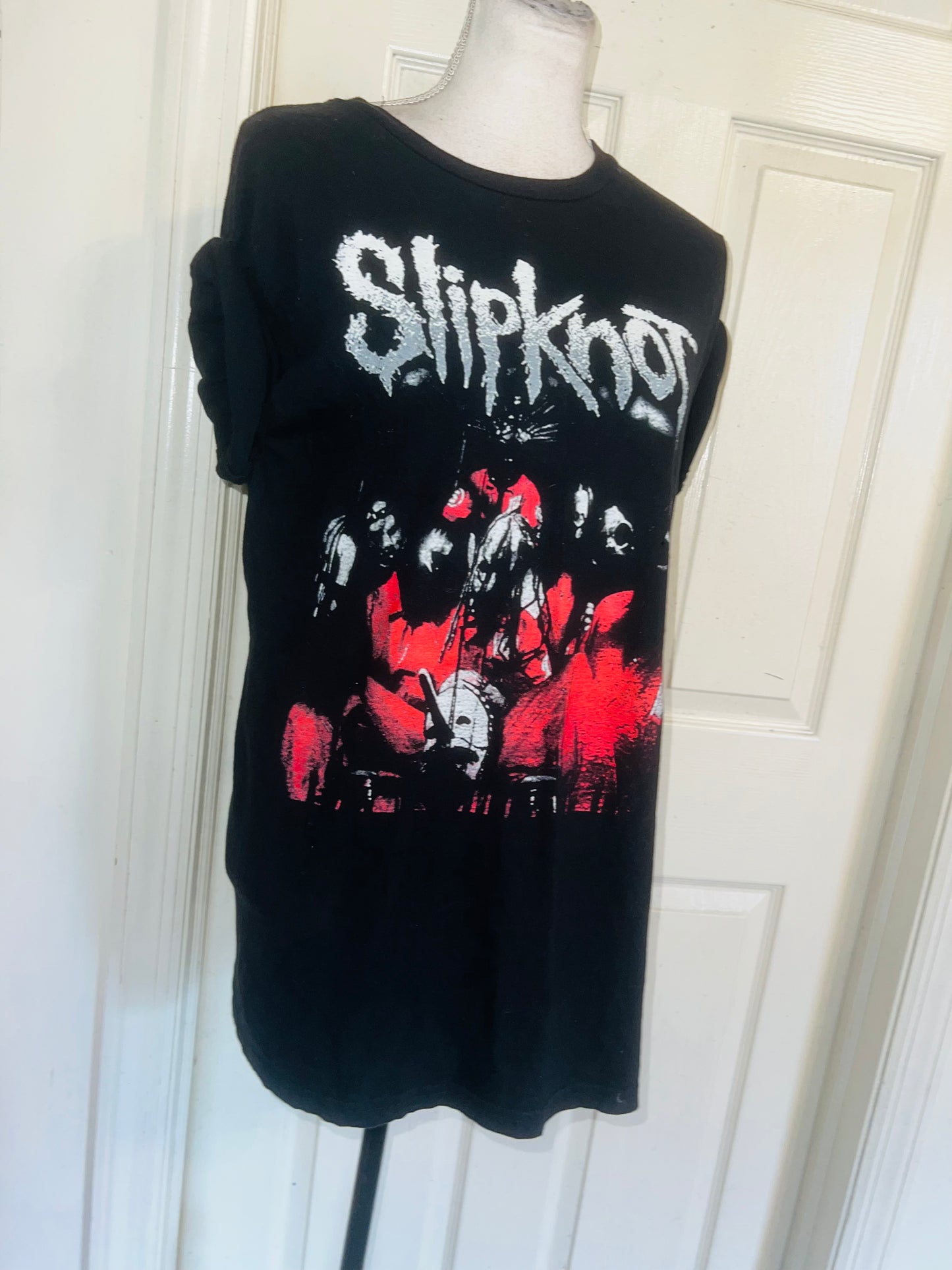 Slipknot Double Sided Oversized Distressed Tee