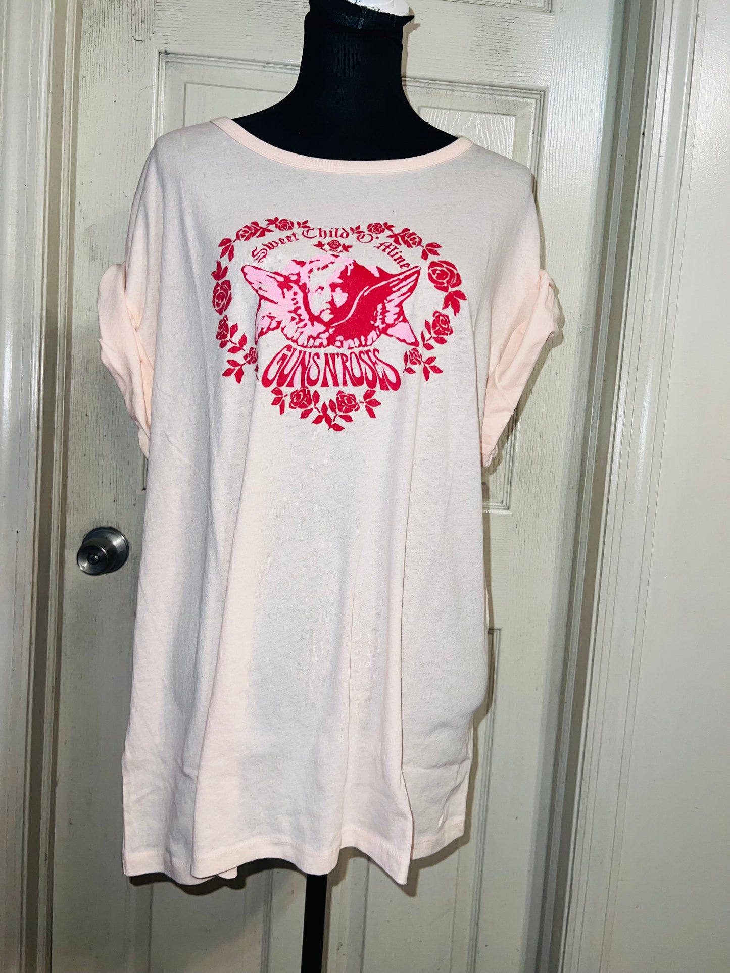 Guns n Roses Oversized Distressed Tee