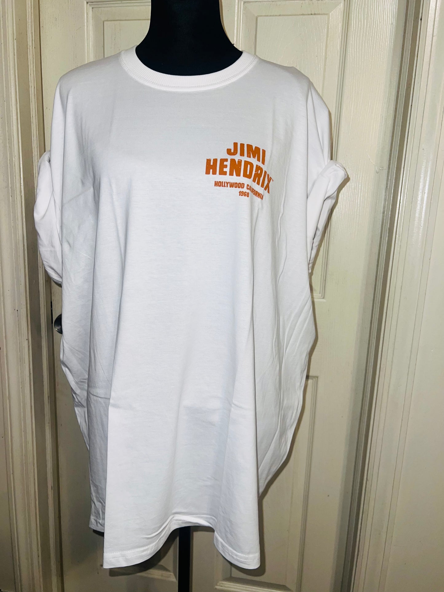 Jimi Hendrix Double Sided Oversized Distressed Tee