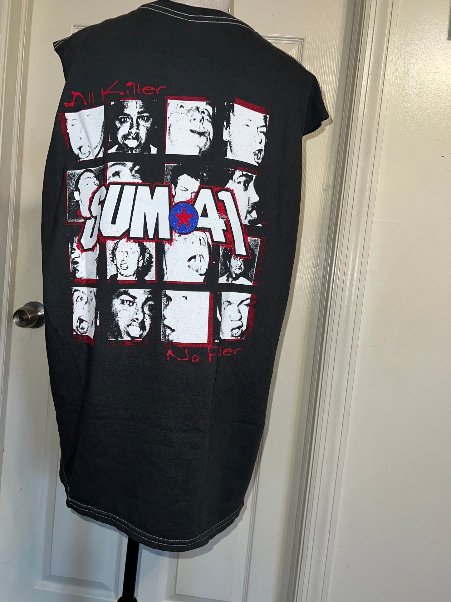 Sum 41 Double Sided Oversized Distressed Tank