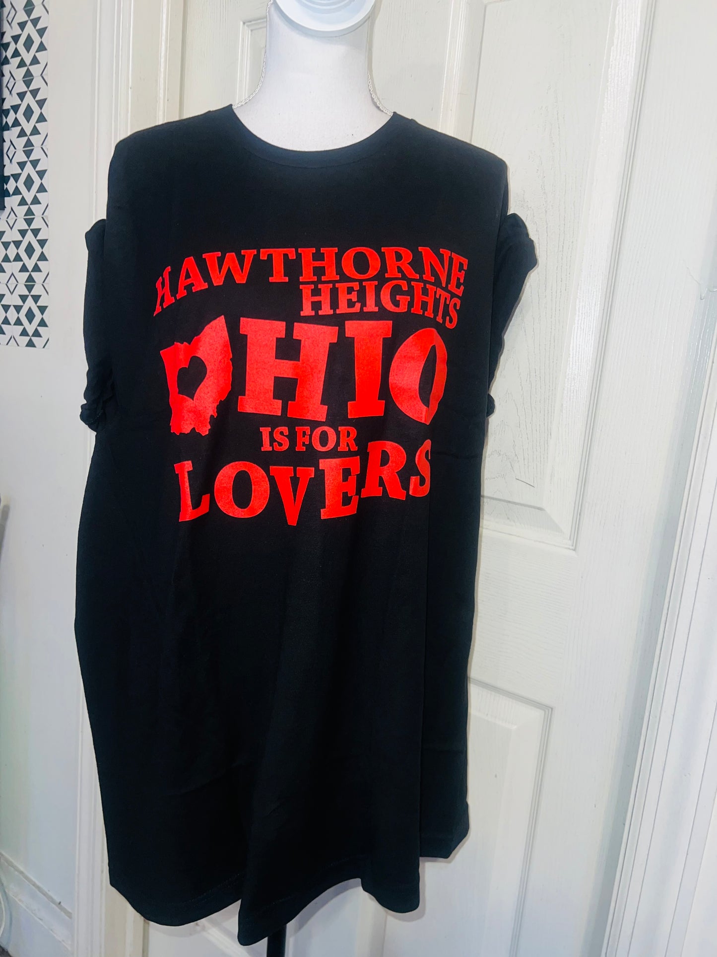 Hawthorne Heights Oversized Distressed Tee