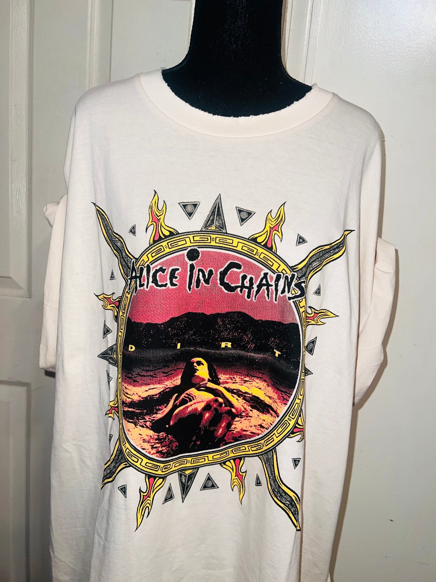 Alice In Chains Oversized Distressed Tee