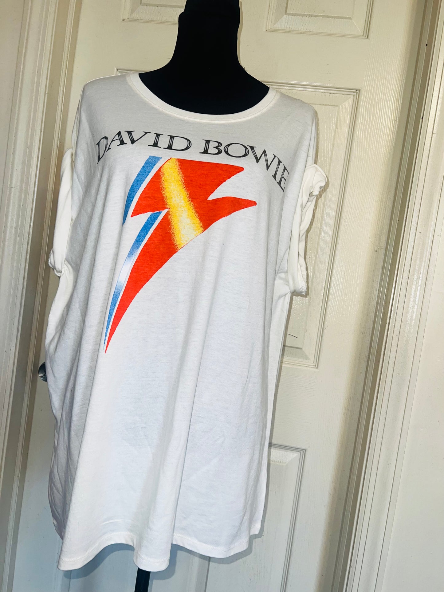 David Bowie Oversized Distressed Tee