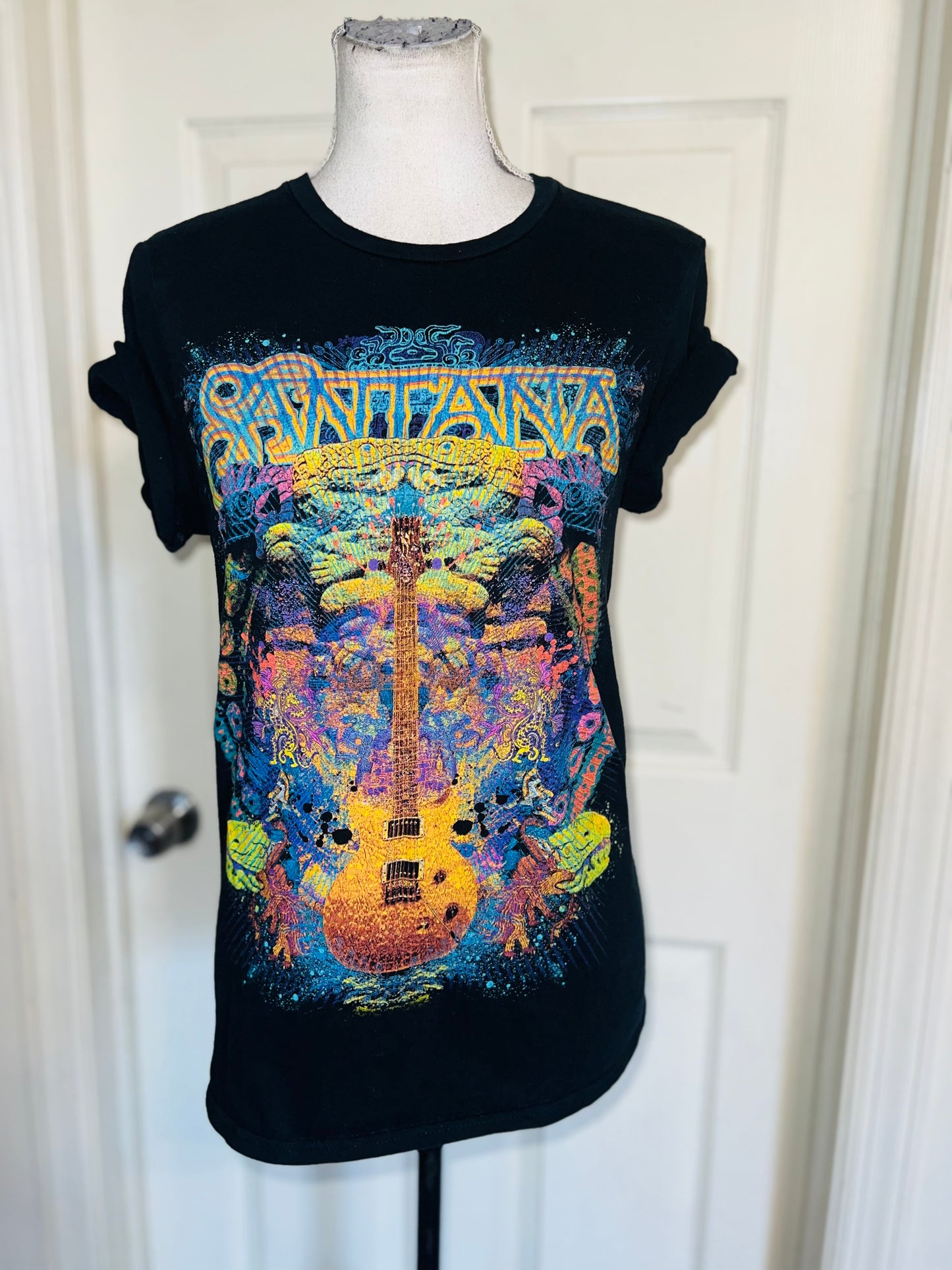 Santana Vintage Oversized Distressed Tee