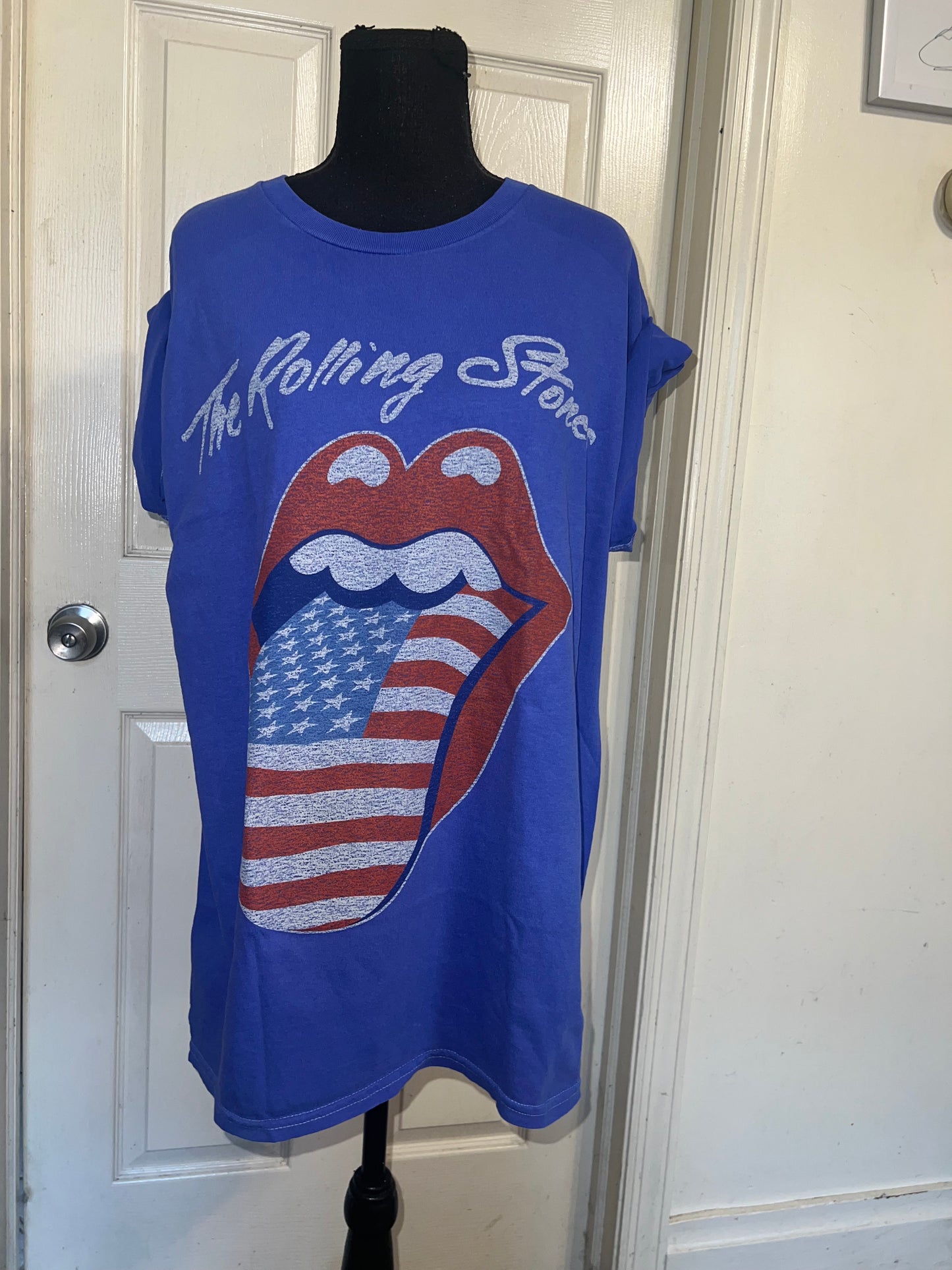 The Rolling Stones Oversized Distressed Tee