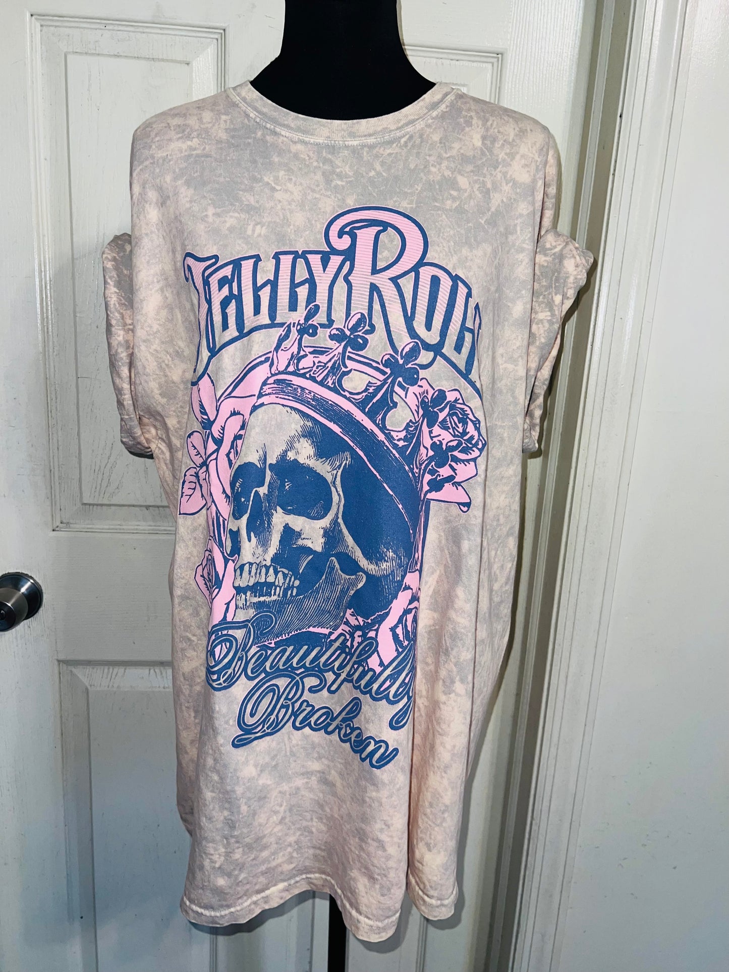 Jelly Roll Oversized Distressed Tee