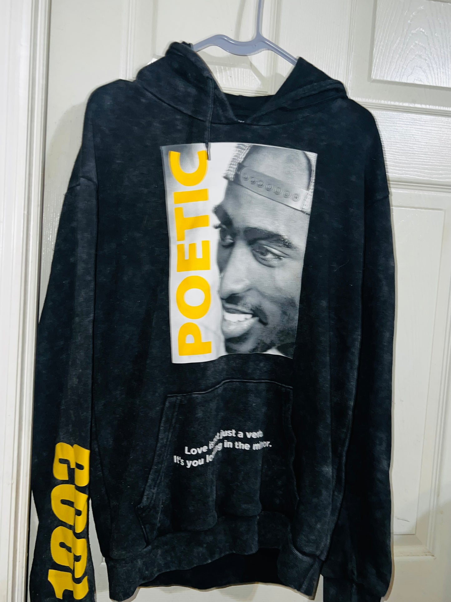 Tupac Oversized Hooded Sweatshirt