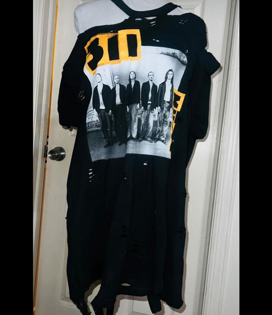 311 Oversized Double Sided Distressed Tee