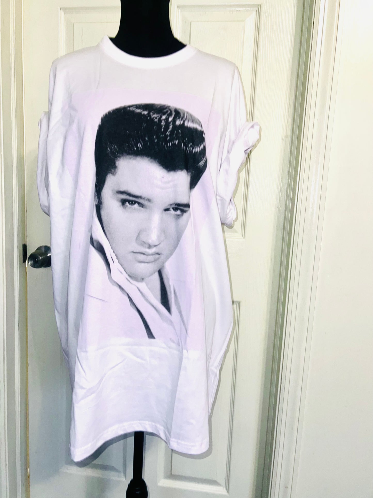 Elvis Oversized Distressed Tee