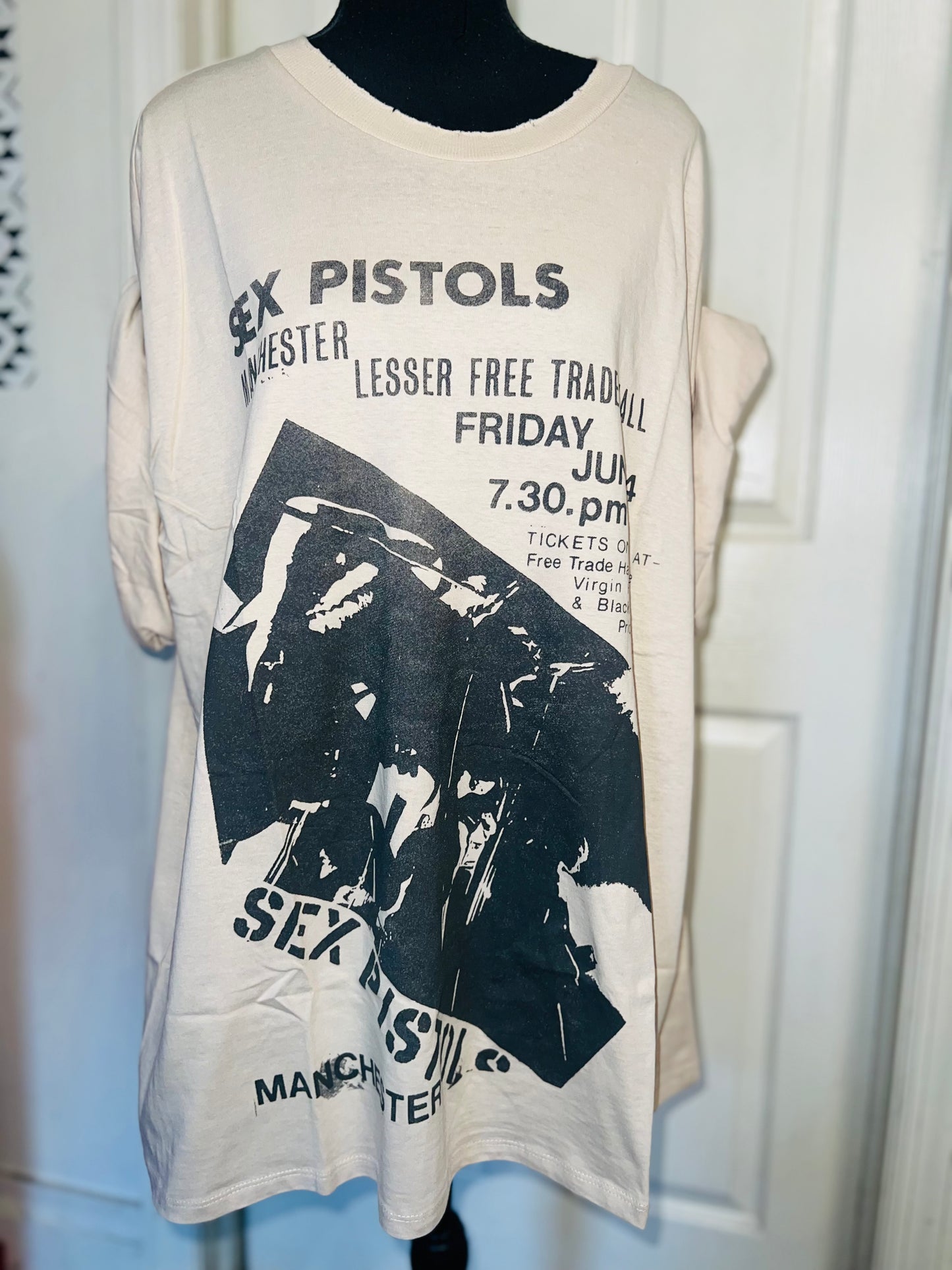 The Sex Pistols Oversized Distressed Tee
