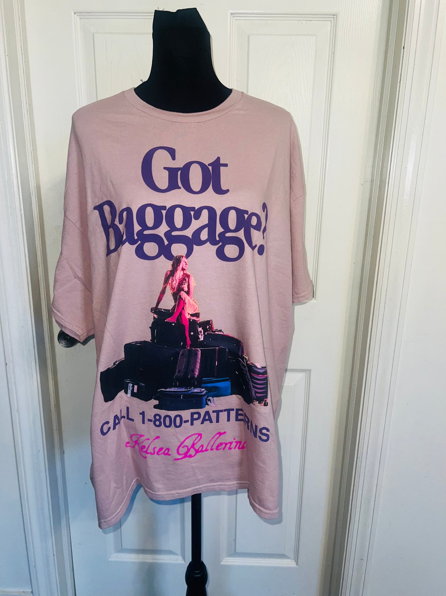 Kelsea Ballerini Oversized Distressed Tee
