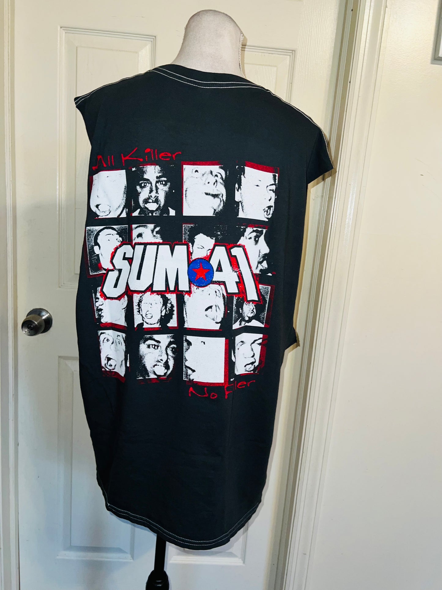 Sum 41 Double Sided Oversized Distressed Tank
