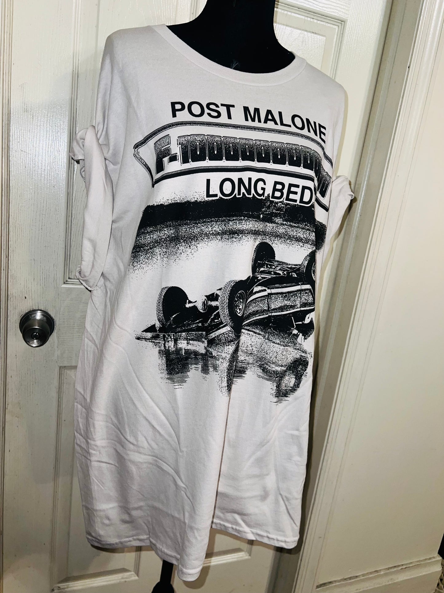 Post Malone Double Sided Oversized Distressed Tee