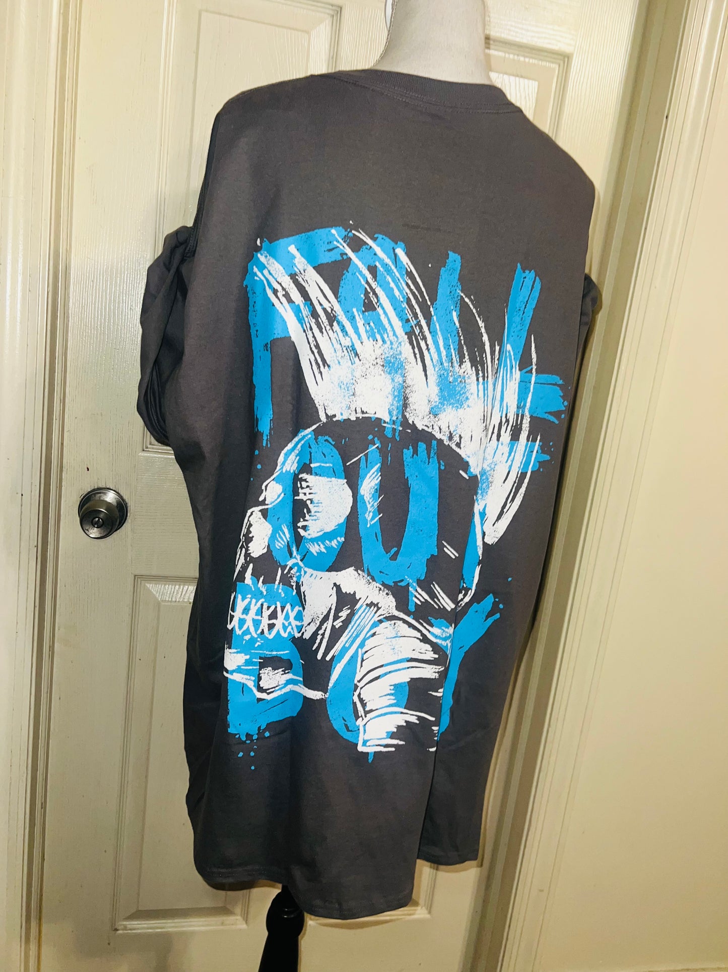 Fall Out Boy Double Sided Oversized Distressed Tee