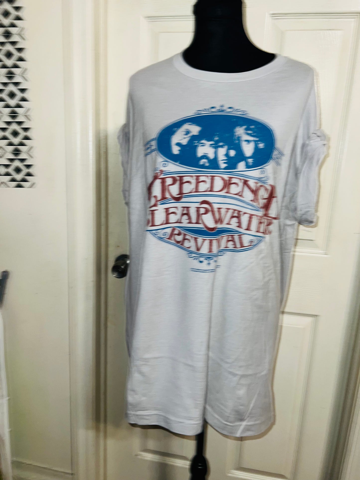 Creedence Clearwater Revival Oversized Distressed Tee