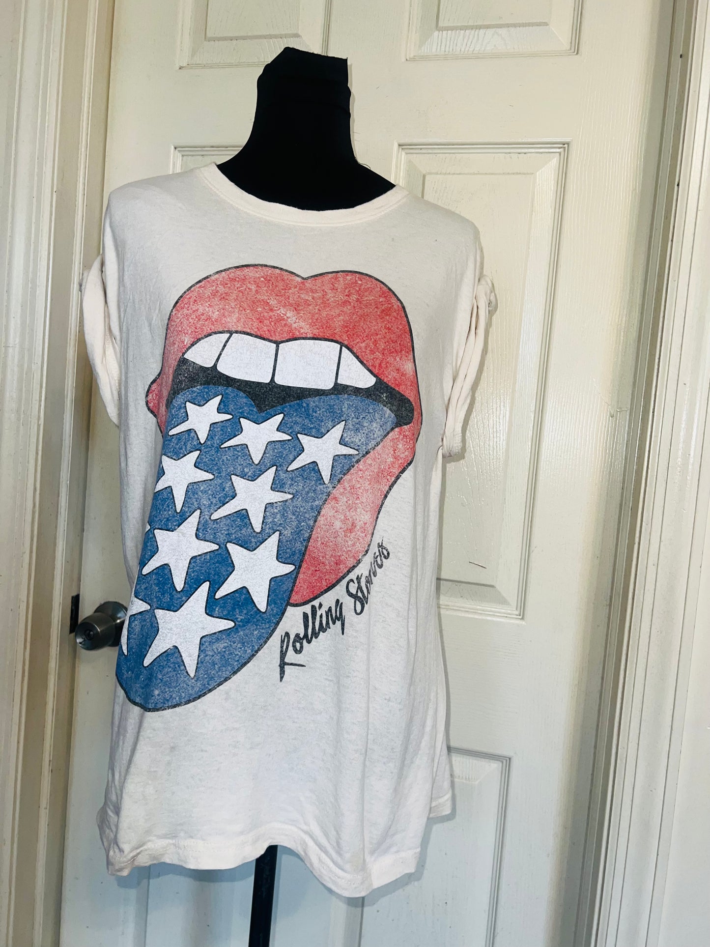 Rolling Stones Oversized Distressed Tee