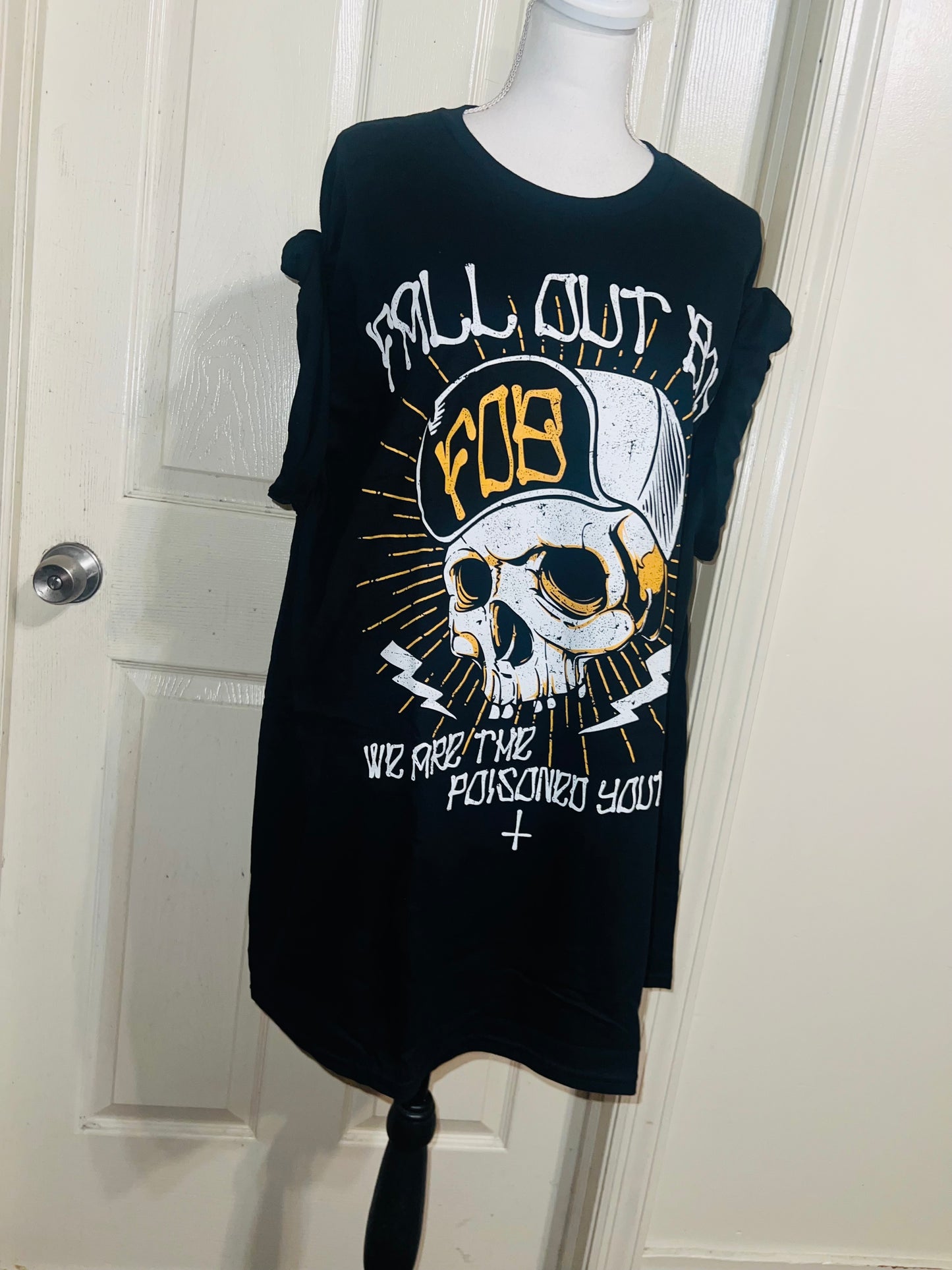 Fall Out Boy Oversized Distressed Tee