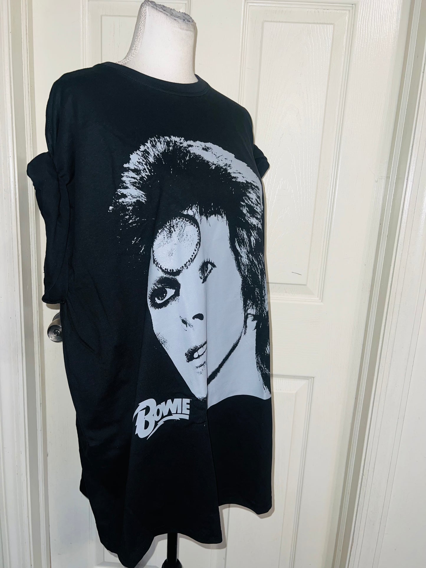 David Bowie Oversized Distressed Tee
