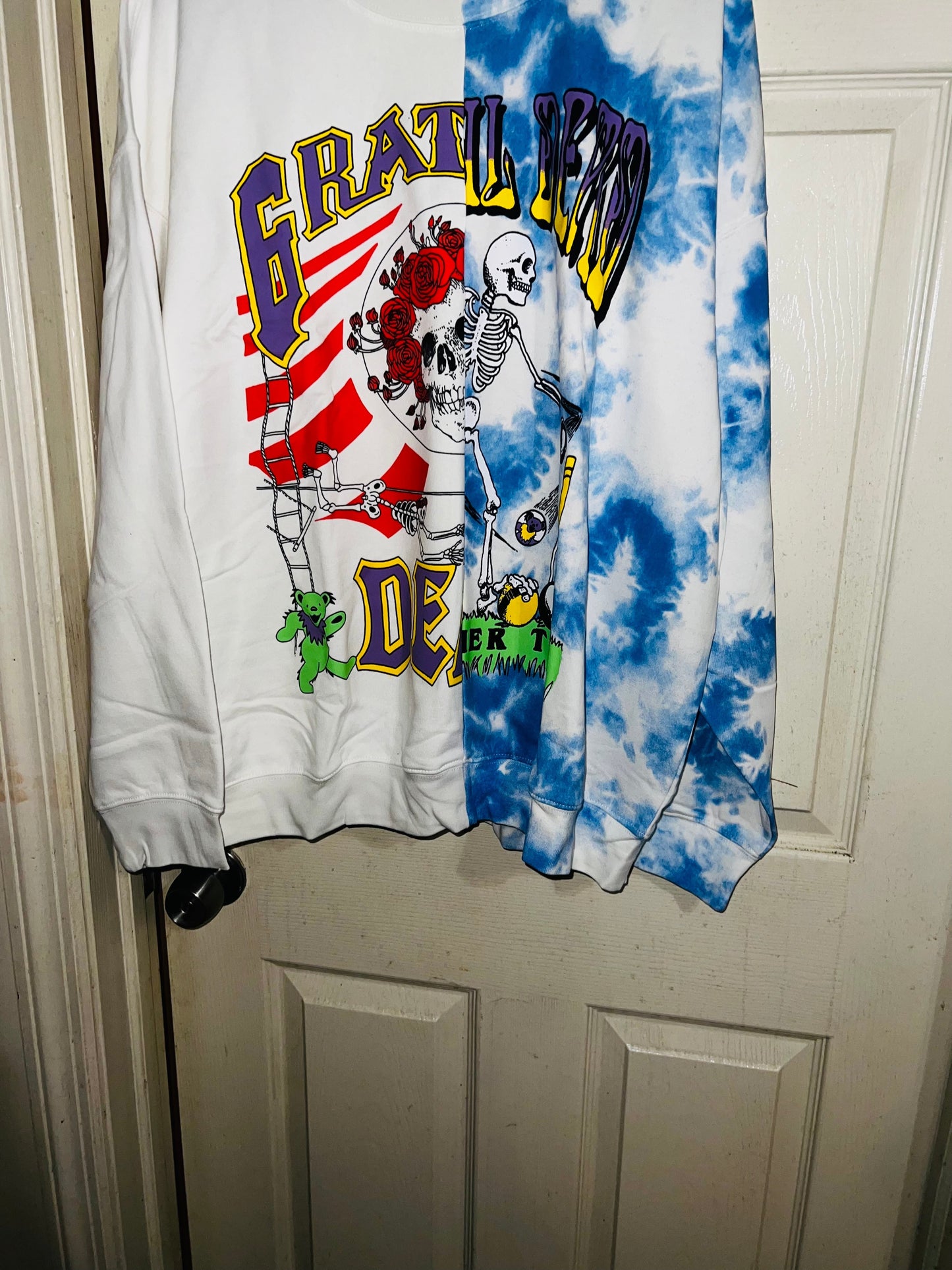 Grateful Dead Oversized Split Sweatshirt