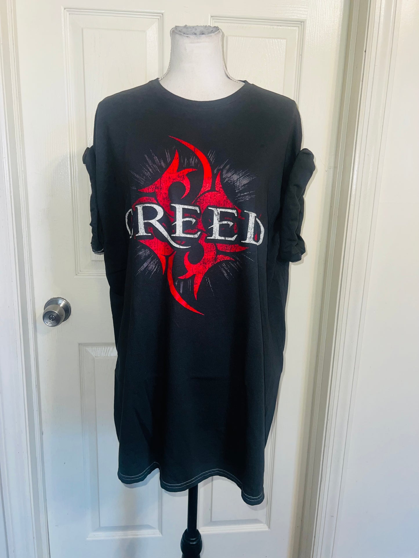 Creed Oversized Distressed Tee