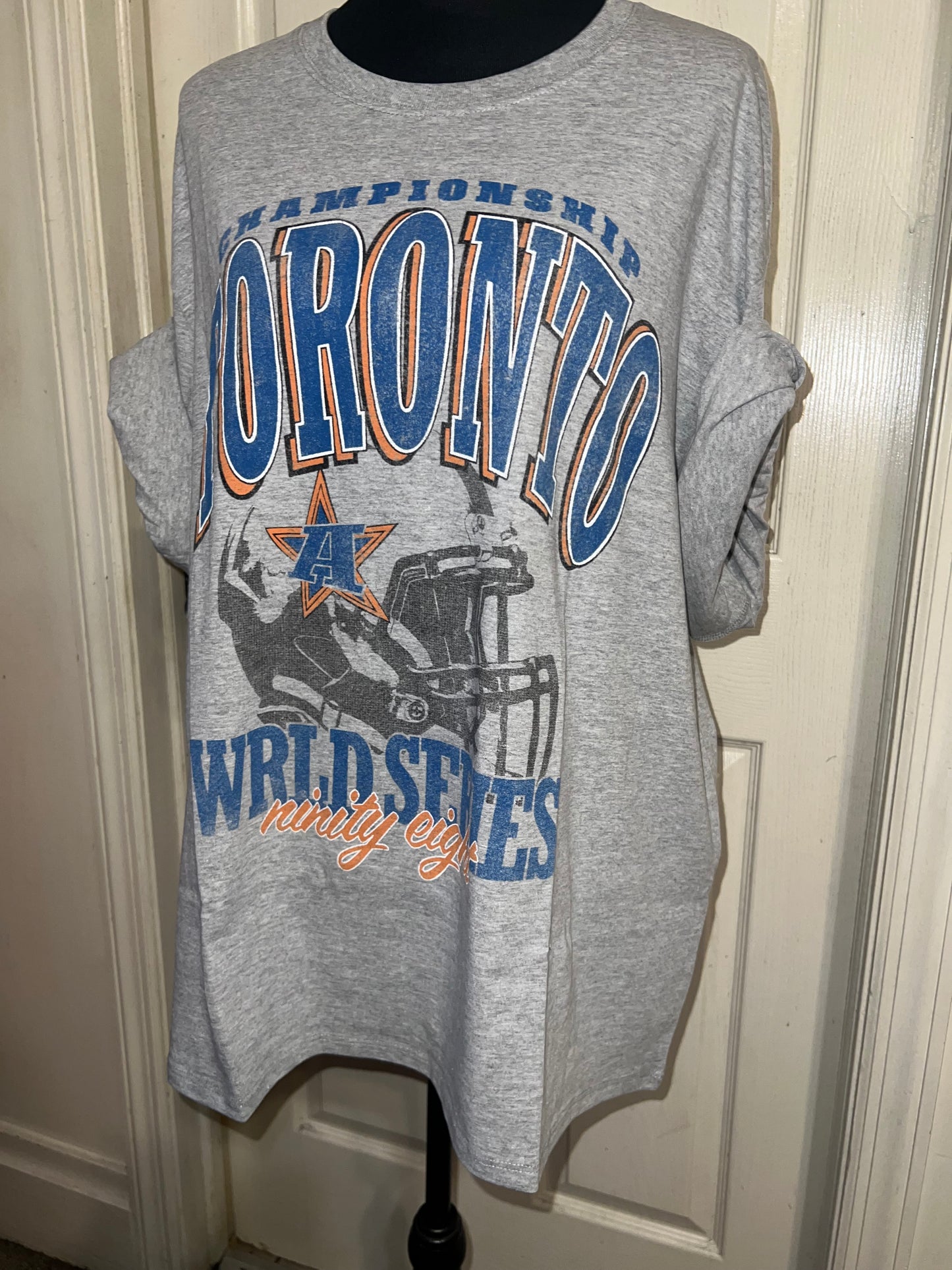 Toronto Sports Graphic Oversized Distressed Tee