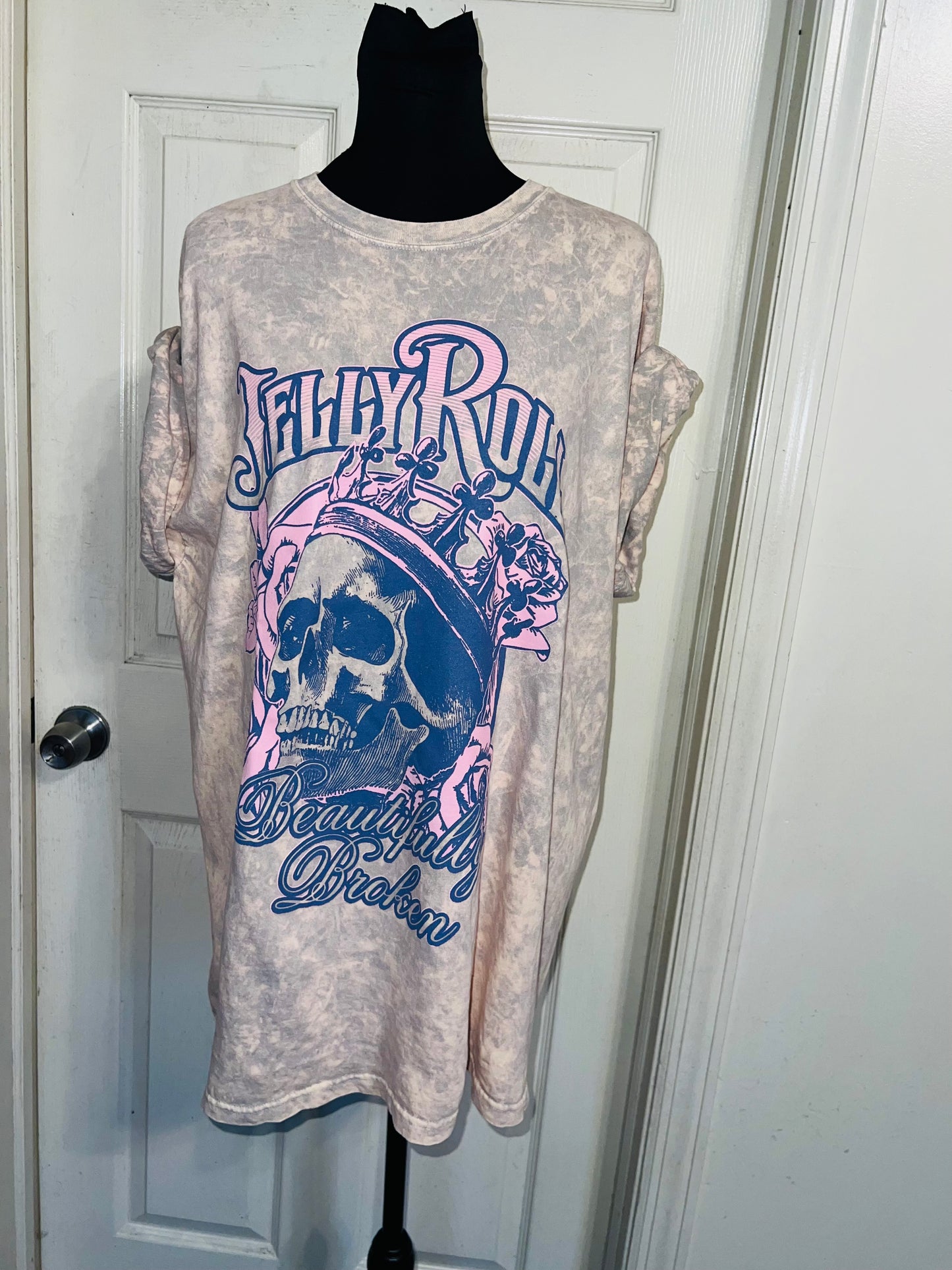Jelly Roll Oversized Distressed Tee