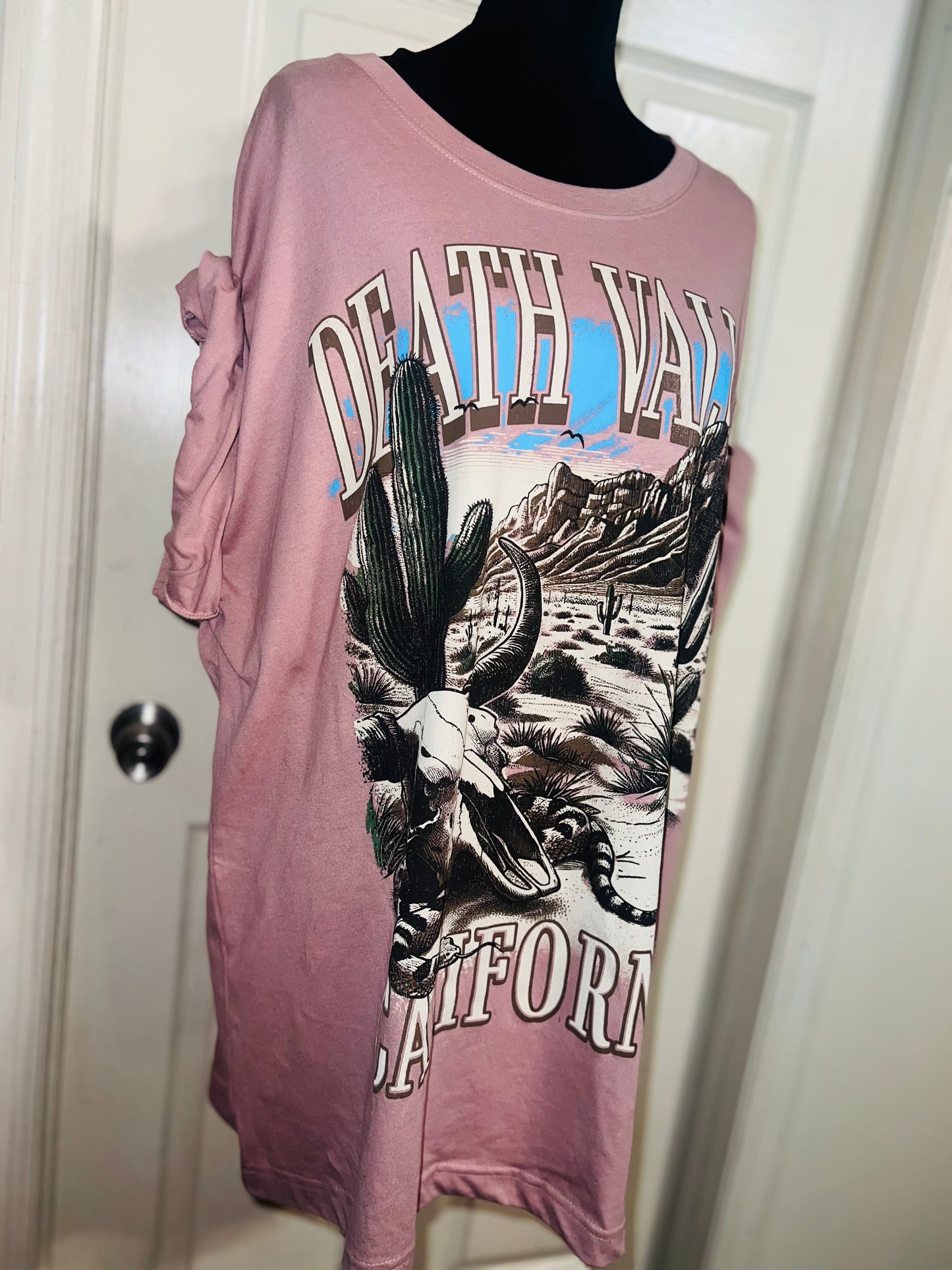 Death Valley California Oversized Distressed Tee
