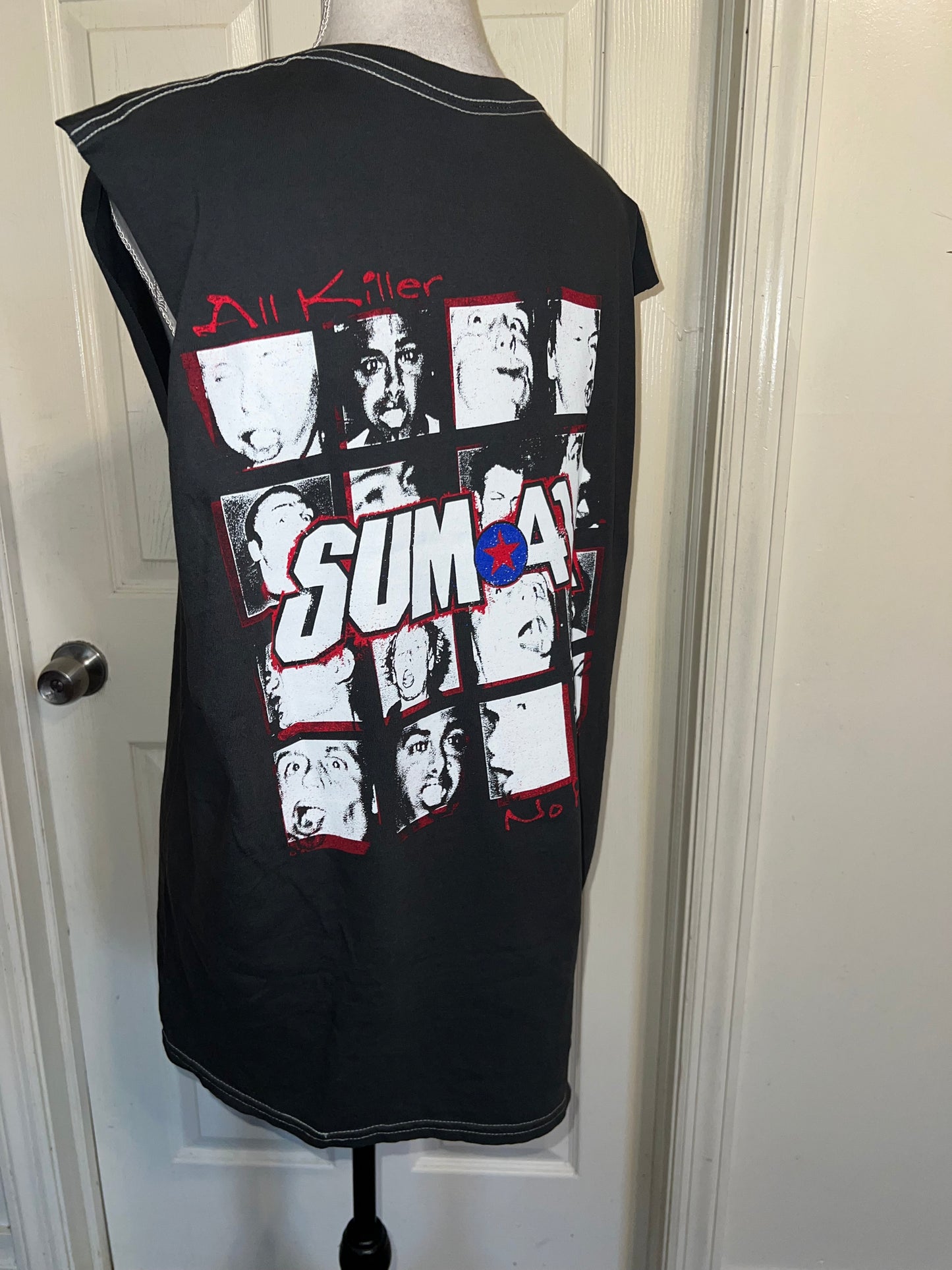 Sum 41 Double Sided Oversized Distressed Tank