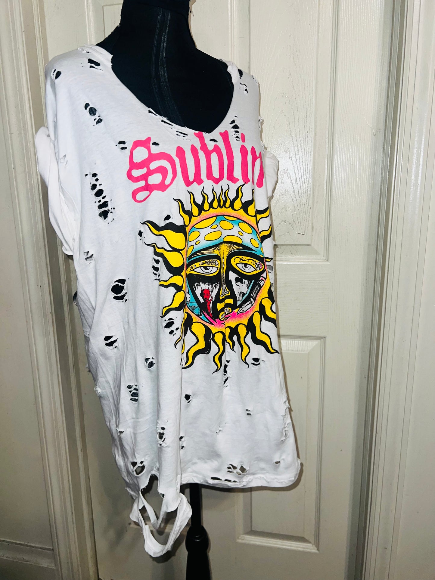 Sublime Oversized Distressed Tee
