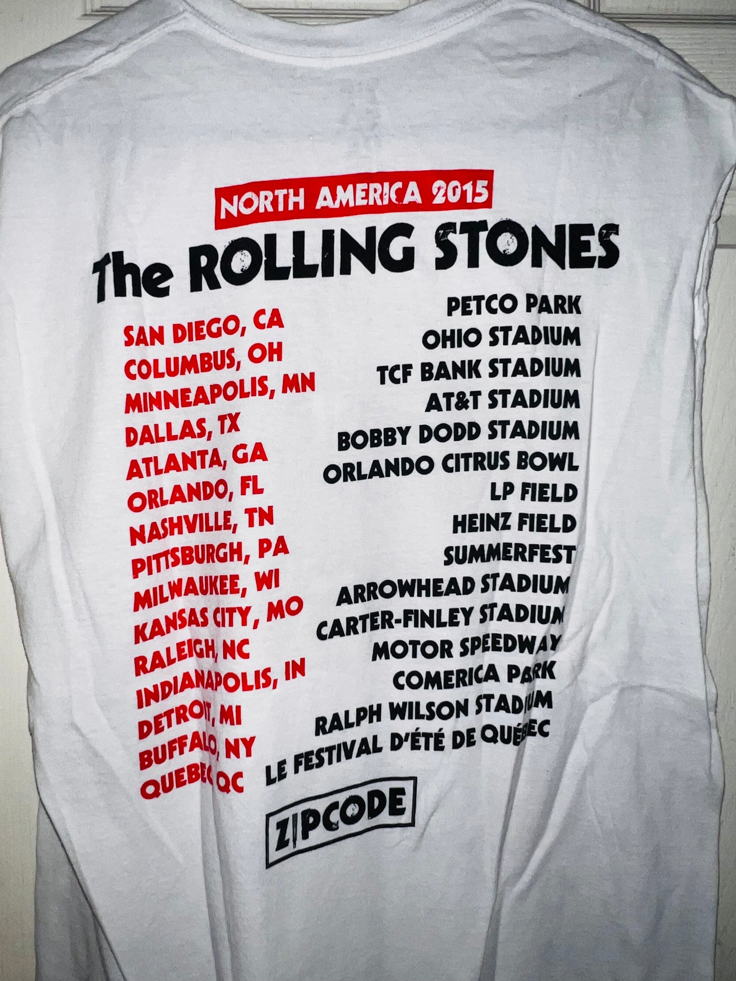 Vintage Rolling Stones Double Sided Tank