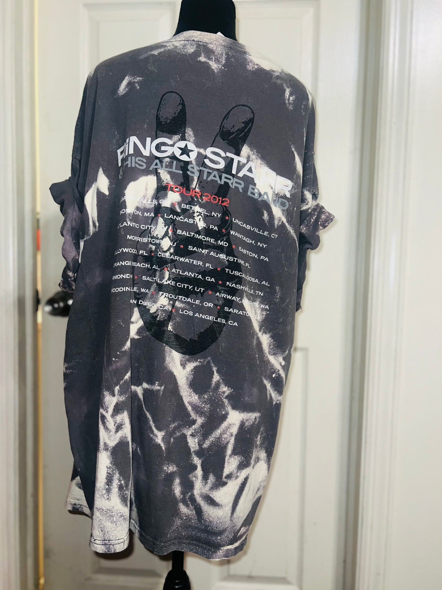 Bleached Ringo Starr Vintage Double Sided Tee