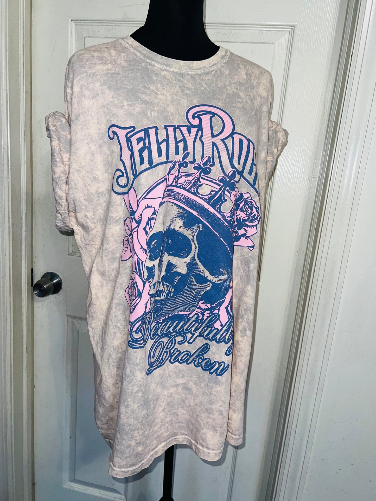 Jelly Roll Oversized Distressed Tee