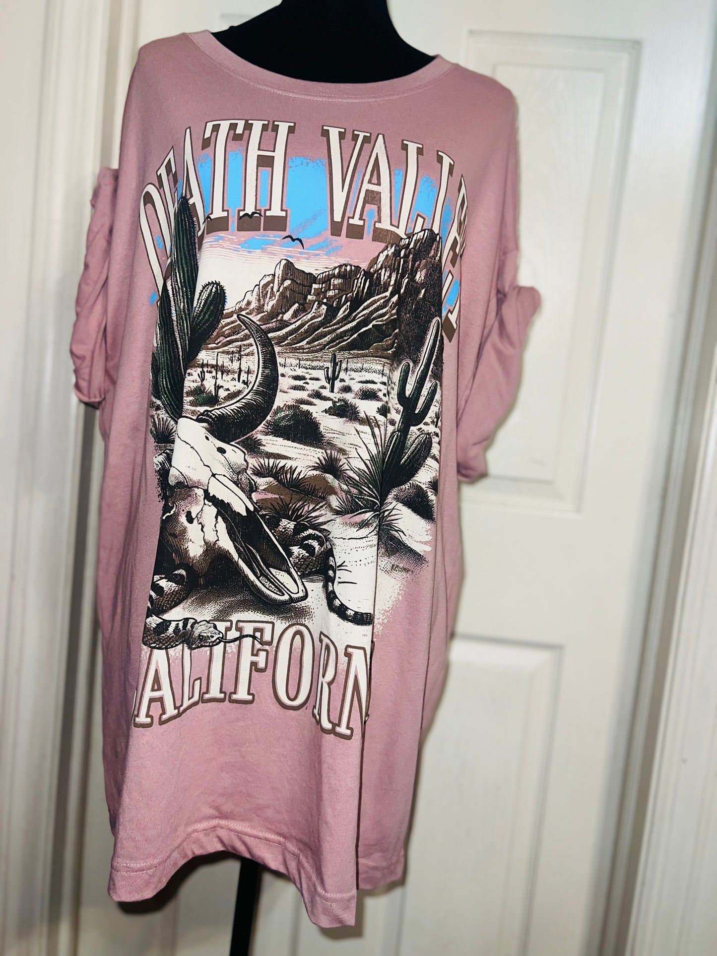 Death Valley California Oversized Distressed Tee