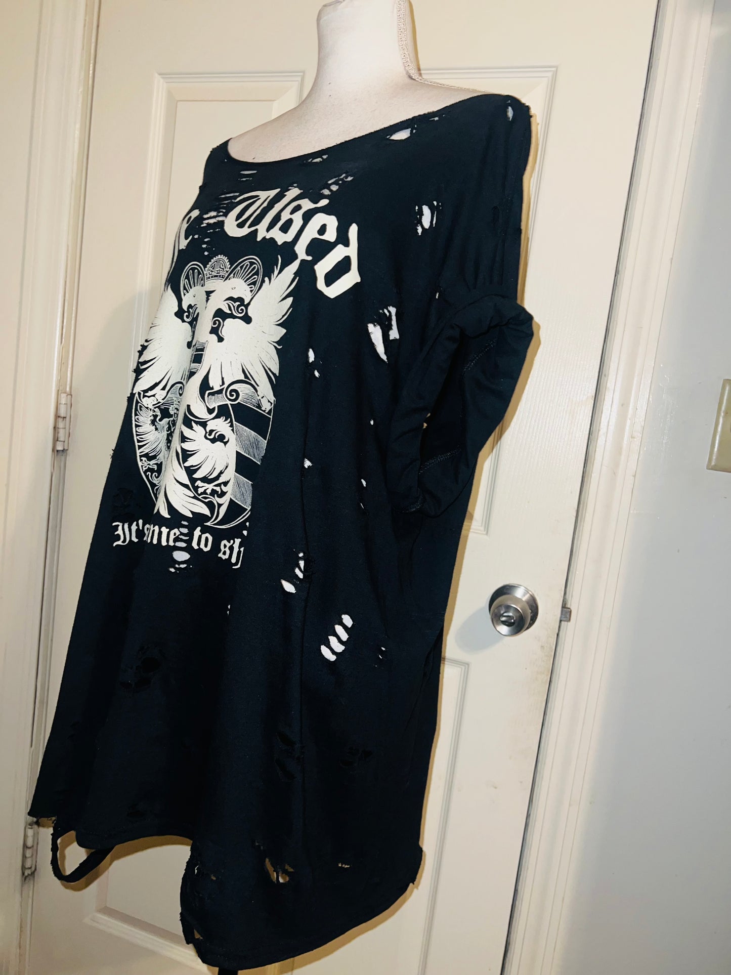 The Used Oversized Distressed Tee