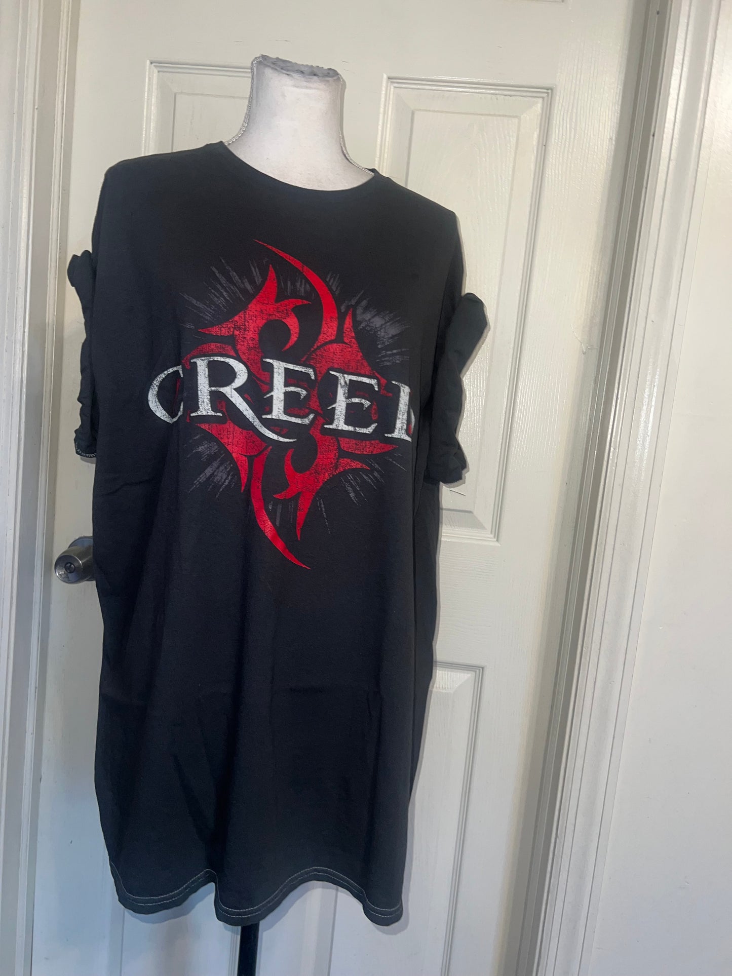 Creed Oversized Distressed Tee