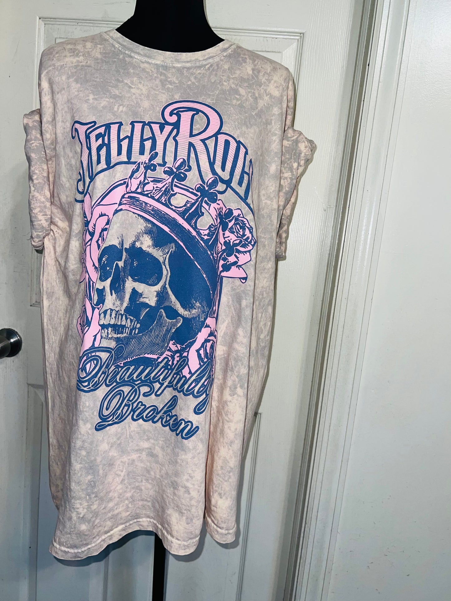 Jelly Roll Oversized Distressed Tee