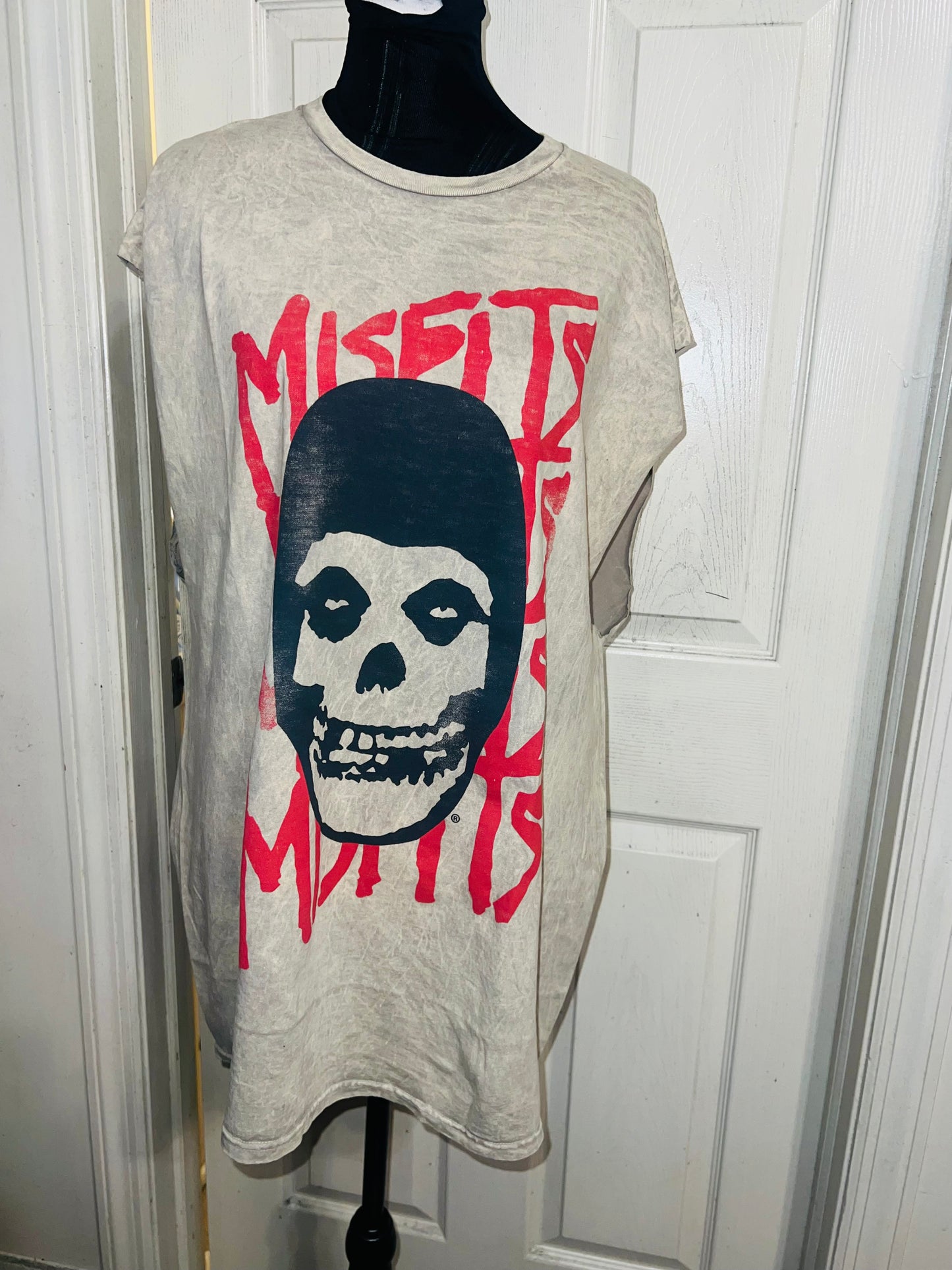 Misfits Oversized Distressed Muscle Tank